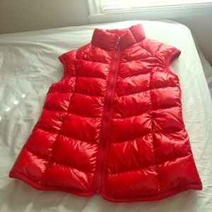 Escada Majka Puffer Vest Size 36 in Red Ruby